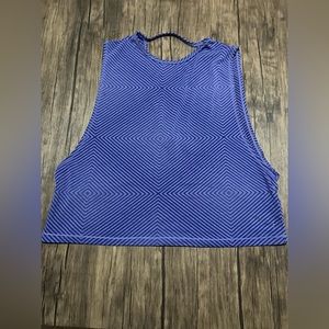NWOT Puma Striped Cropped Tank Top
